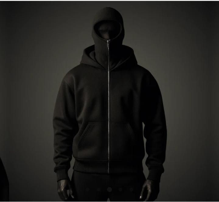 Ninja Hoodie – Unisex Zipper Hoodie with Built-In Mask