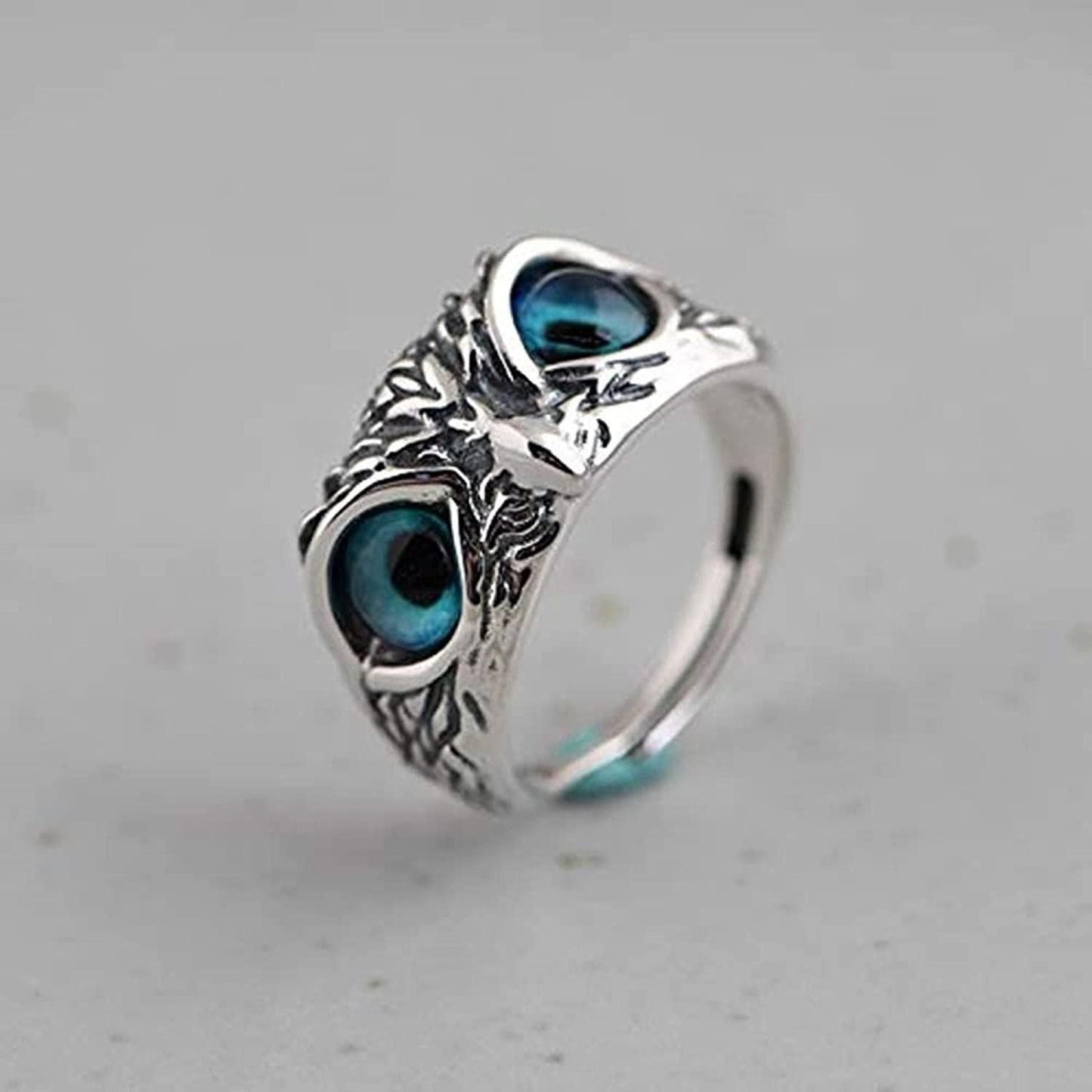 Attractive Silver Plated Owl Ring (Pack of 1)